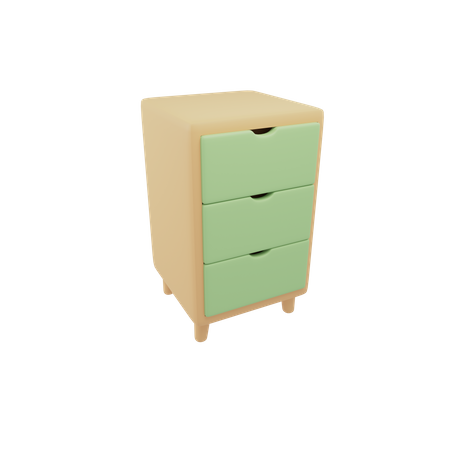 Cajón  3D Icon