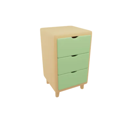 Cajón  3D Icon