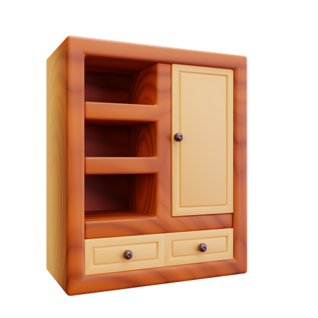 Cajón  3D Icon