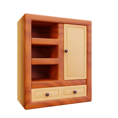 Cajón  3D Icon