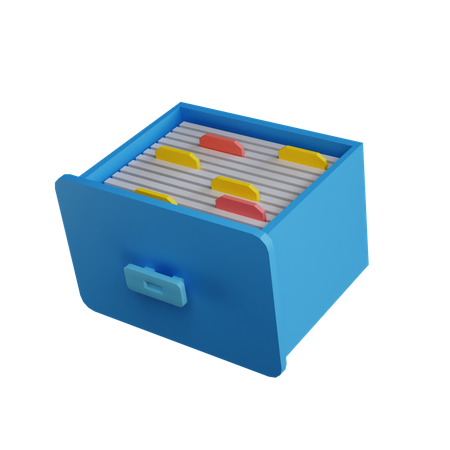 Cajón de trabajo  3D Icon