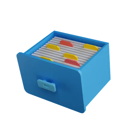 Cajón de trabajo  3D Icon