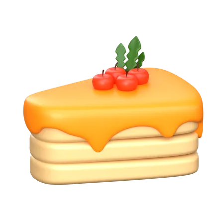 Cake 3 D Thanks Giving Icon 3D Icon