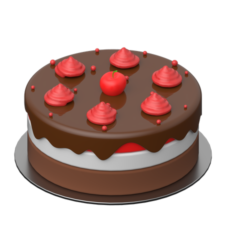 ケーキ  3D Icon