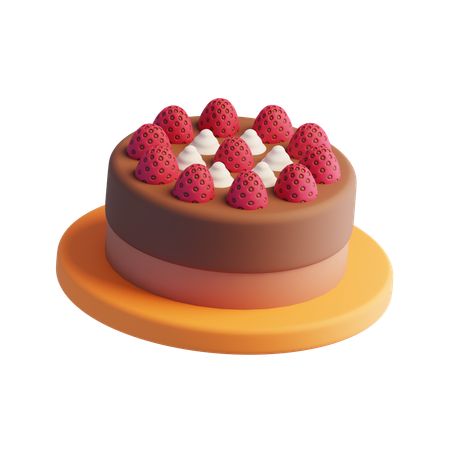 ケーキ  3D Icon