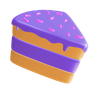 3d 3d cake emoji