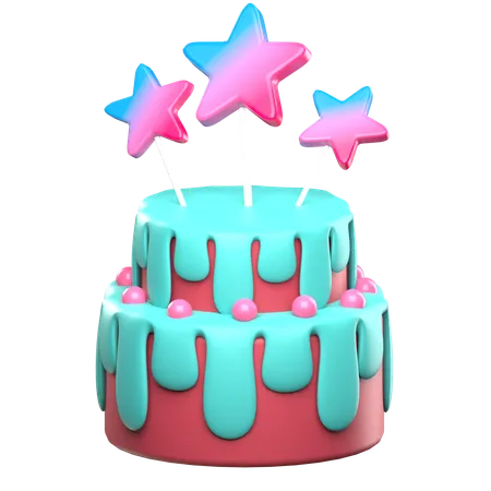 Cake  3D Icon