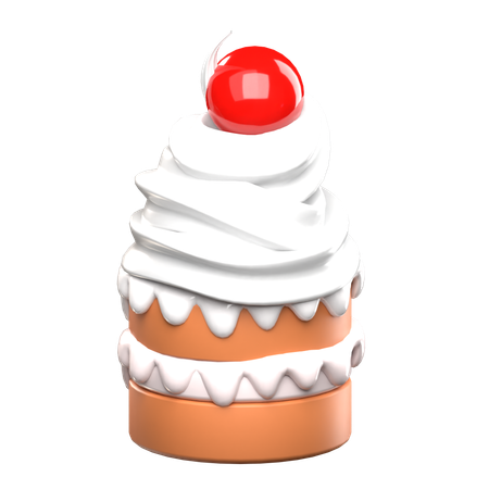 Cake  3D Icon