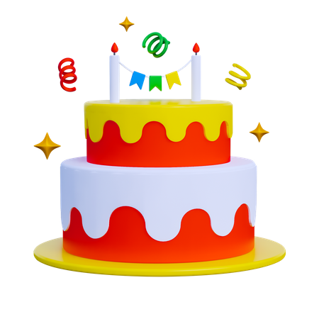 Cake  3D Icon