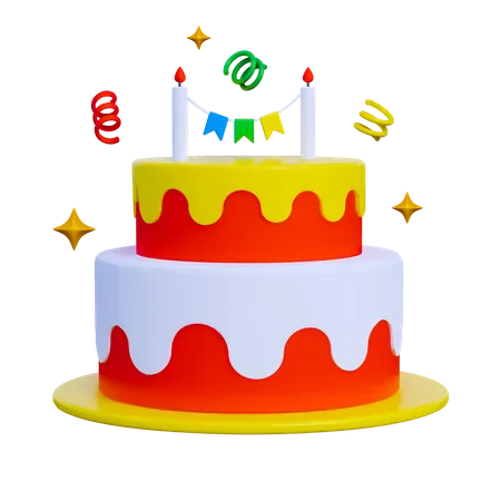 Cake  3D Icon