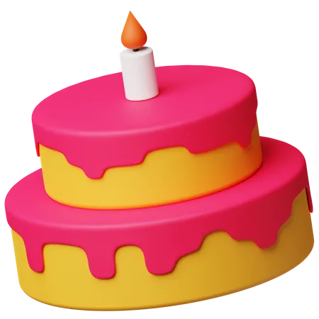 Cake  3D Icon