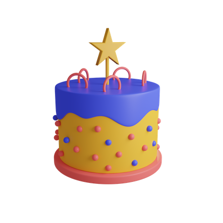 Cake  3D Icon