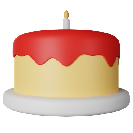 Cake  3D Icon