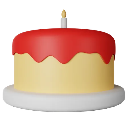 Cake  3D Icon