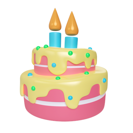 Cake  3D Icon