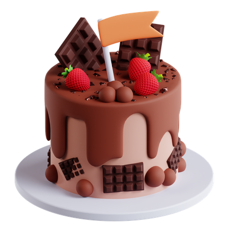 Cake  3D Icon