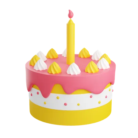 Cake  3D Icon