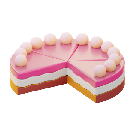 Cake  3D Icon