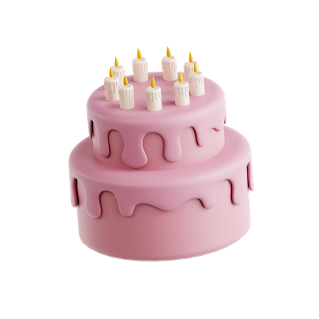 Cake  3D Icon