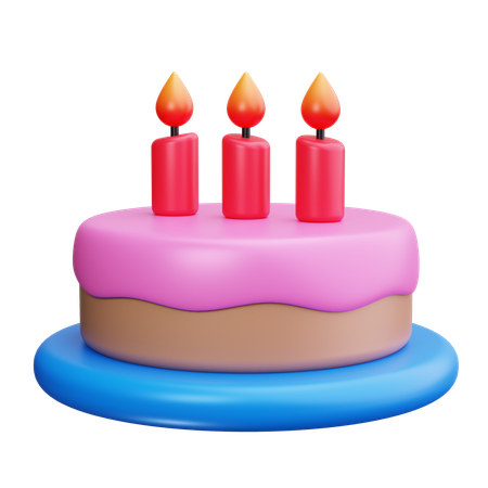 Cake  3D Icon