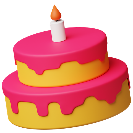 Cake  3D Icon
