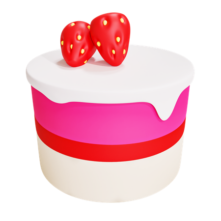 Cake  3D Illustration