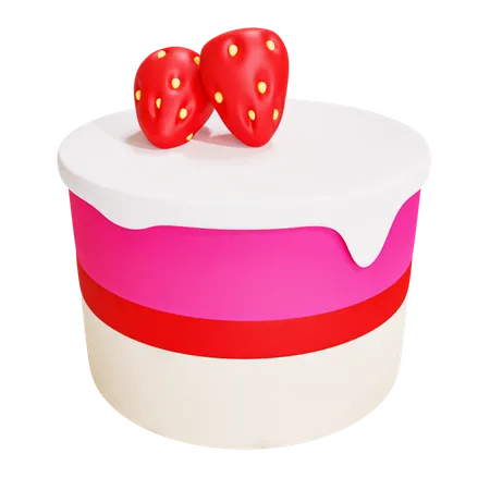 Cake 3D Illustration