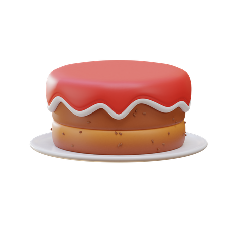 Cake 3D Illustration