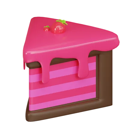 Cake Piece 3 D Icon 3D Icon