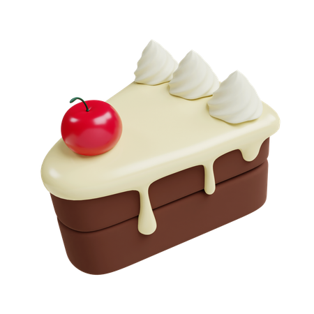 ケーキのピース  3D Icon