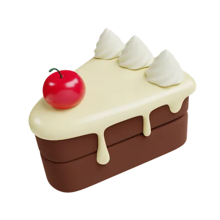 ケーキのピース  3D Icon