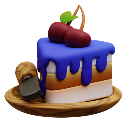 Cake Piece  3D Icon