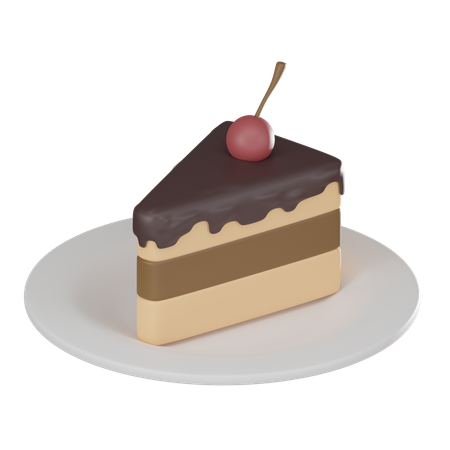 Cake Piece  3D Icon