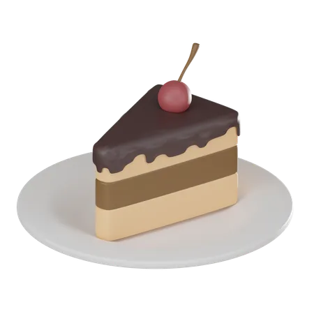 Cake Piece  3D Icon