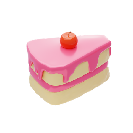 Cake Piece  3D Icon