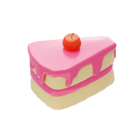 Cake Piece  3D Icon