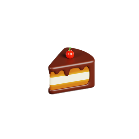 Cake Piece  3D Icon