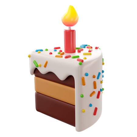 Cake Piece  3D Icon