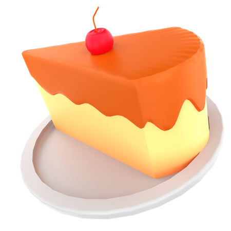 Cake Piece  3D Icon