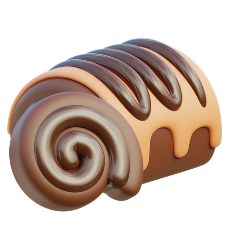 Cake Roll  3D Icon