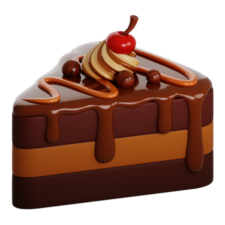 ケーキのスライス  3D Icon