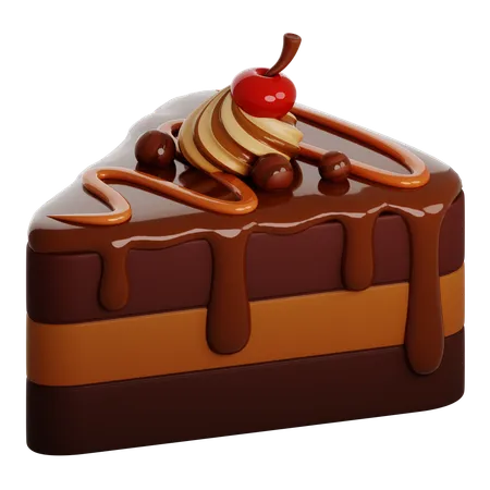 ケーキのスライス  3D Icon