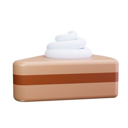 ケーキのスライス  3D Icon