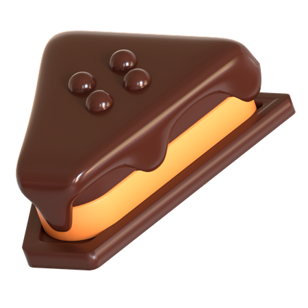 ケーキのスライス  3D Icon