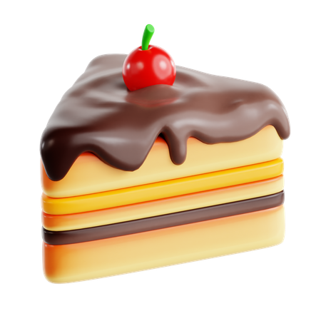 Cake Slice  3D Icon