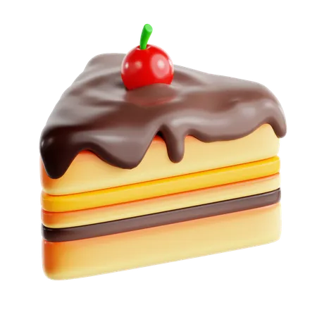 Cake Slice  3D Icon