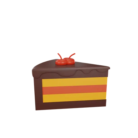 Cake Slice  3D Icon