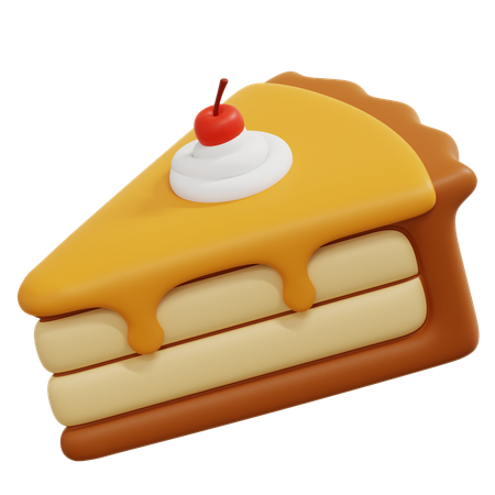 Cake Slice  3D Icon