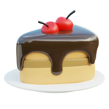 Cake Slice  3D Icon