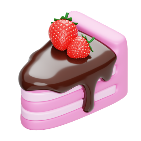 Cake Slice  3D Icon